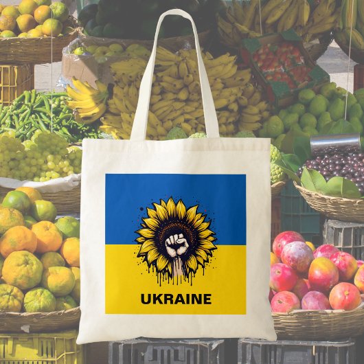 Zonnebloem Steun Oekraïne Vlag Tote Bag