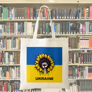 Zonnebloem Steun Oekraïne Vlag Tote Bag