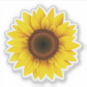 Zonnebloem Sticker (Voorkant)