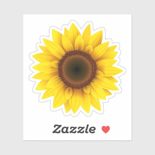 Zonnebloem Sticker (Vel)