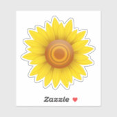 Zonnebloem Sticker (Vel)