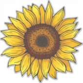 Zonnebloem Sticker (Voorkant)