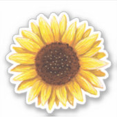 Zonnebloem Sticker (Voorkant)