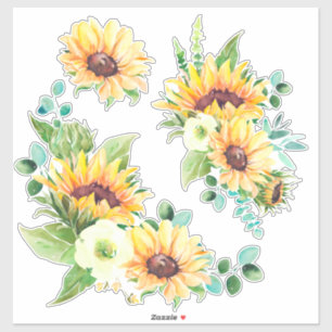 Zonnebloem Stickers