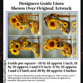 Zonnebloem Stiletto Heel Art DT3L Decoupage Tissuepapier