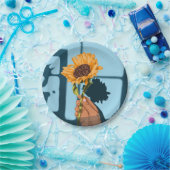 Zonnebloem Stilleven Papieren Bordje (Feest)