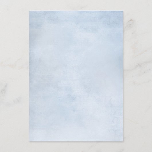 Zonnebloem Stofblauw Leisteen Pioen Huwelijksdetai Informatiekaartje (Achterkant)