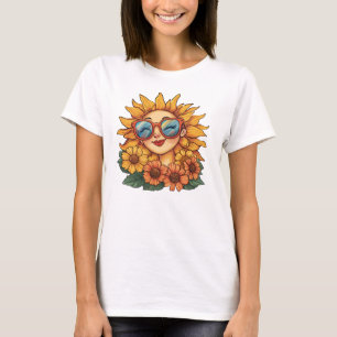 Zonnebloem: straal positiviteit uit en geniet van t-shirt