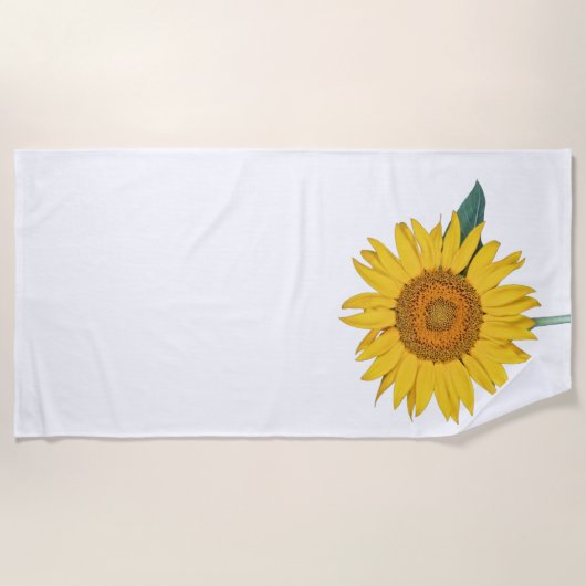 Zonnebloem Strandlaken (Voorkant)