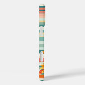 Zonnebloem Strepen Retro (A) Case-Mate iPhone Case (Achterkant / Rechts)