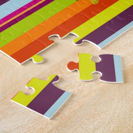 Zonnebloem Stripe puzzels (Zijkant)