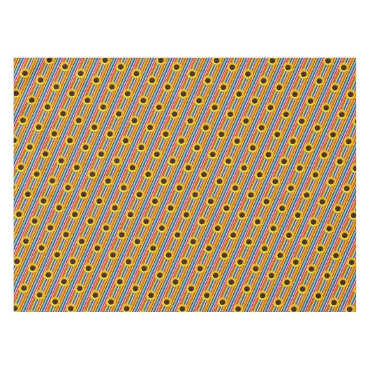 Zonnebloem Stripe Tablecloth Tafelkleed (Voorkant (Horizontaal))