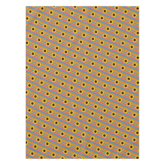 Zonnebloem Stripe Tablecloth Tafelkleed (Voorkant)