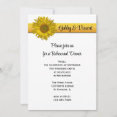 Zonnebloem Stripe Weddenschap Kaart (Voorkant)