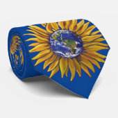 Zonnebloem Stropdas (Opgerold)