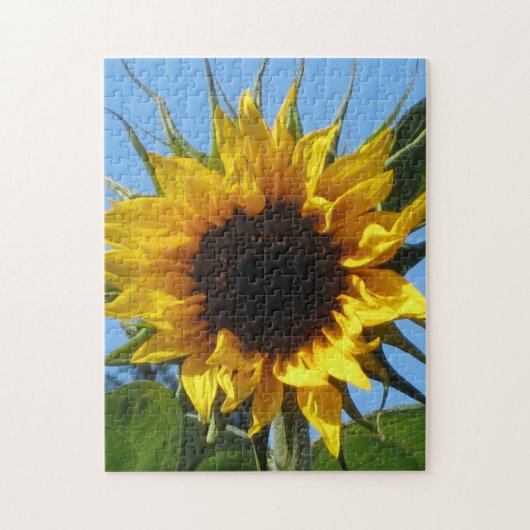 Zonnebloem Sturdy Chipboard Gemonteerde puzzels (Verticaal)