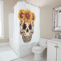 Zonnebloem Sugar Skull voor Herfst