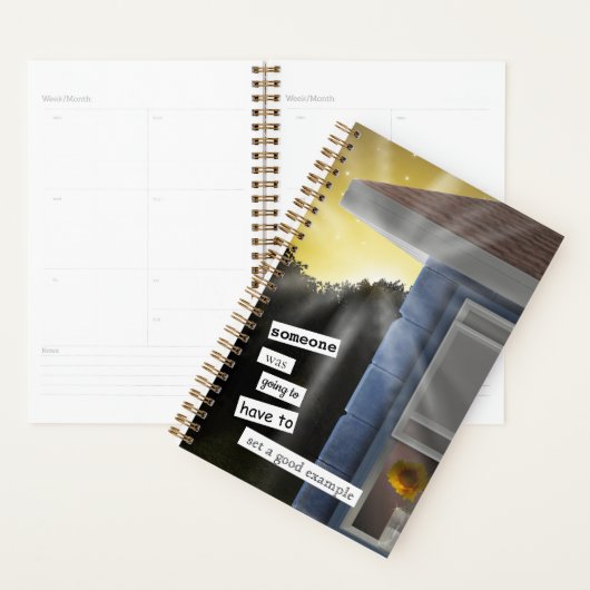 Zonnebloem Sunrise door Sara Motolanez Day Planner (Display)