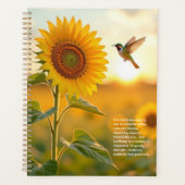 Zonnebloem Symboliek Kalender Planner (Voorkant)