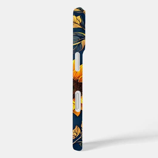 Zonnebloem Symfonie iPhone Case (Achterkant / Rechts)