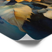 Zonnebloem Symfonie - Waterverf Bloemen - Bloemen Poster (Hoek)