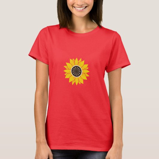 Zonnebloem T-Shirt (Voorkant)