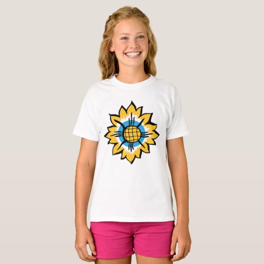 Zonnebloem T-shirt (Voorkant volledig)