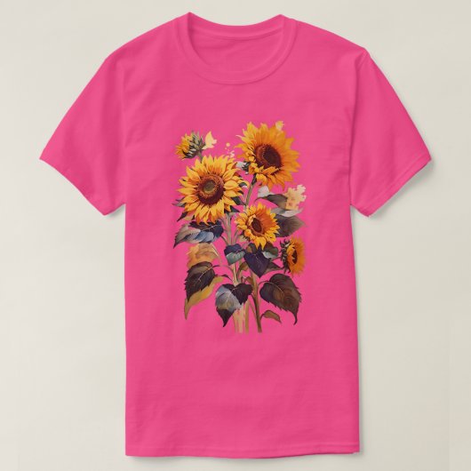 Zonnebloem T-shirt (Design voorkant)