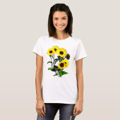 zonnebloem t-shirt (Voorkant volledig)