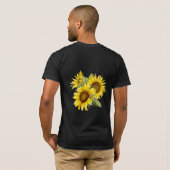 Zonnebloem T-shirt (Achterkant volledig)