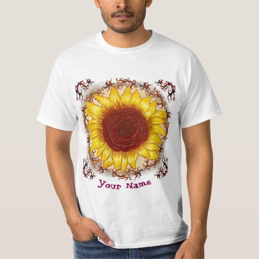 Zonnebloem t-shirt (Voorkant)
