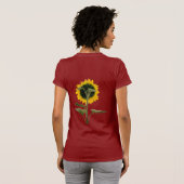 Zonnebloem T-shirt (Achterkant volledig)