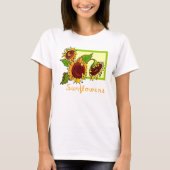 Zonnebloem T-Shirt (Voorkant)