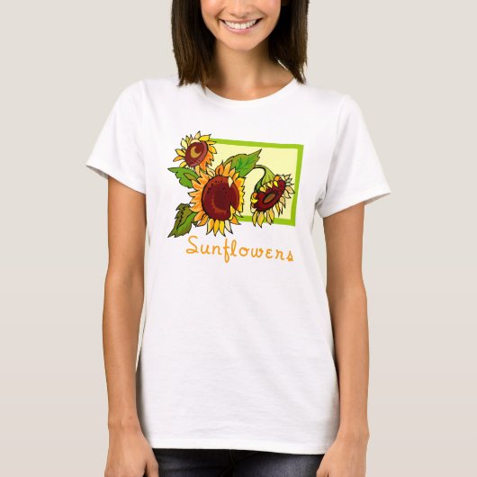 Zonnebloem T-Shirt (Voorkant)
