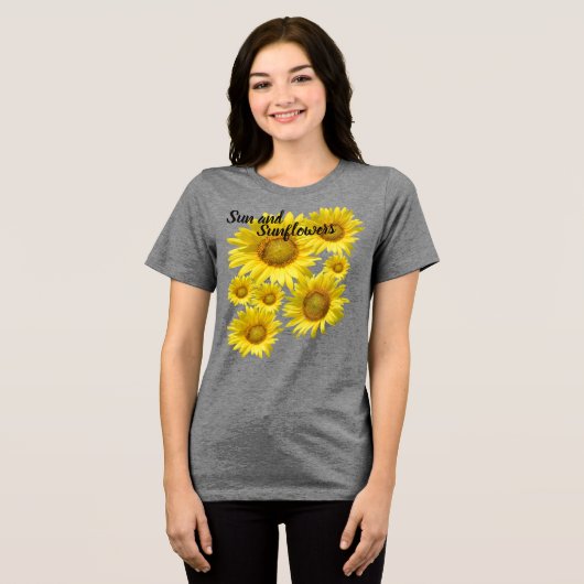 Zonnebloem t-shirt (Voorkant volledig)