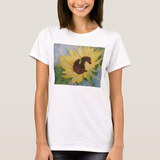 zonnebloem t-shirt (Voorkant)