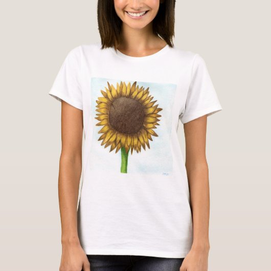  zonnebloem t-shirt (Voorkant)