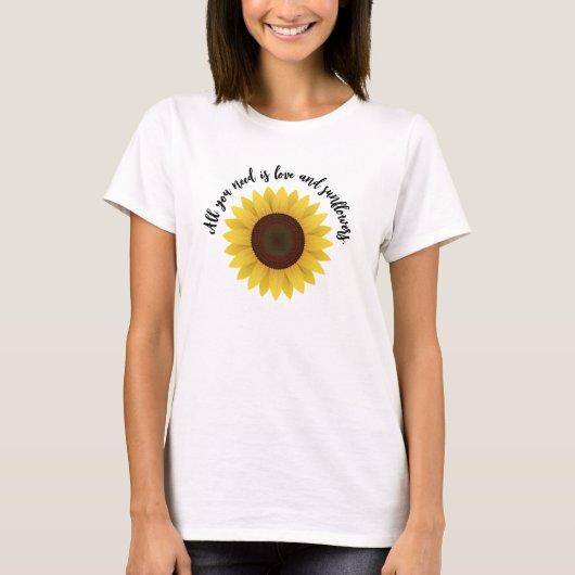 Zonnebloem T Shirt (Voorkant)