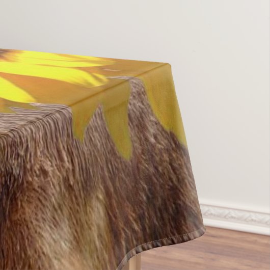 Zonnebloem tafelkleed Beer (Voorbeeld)
