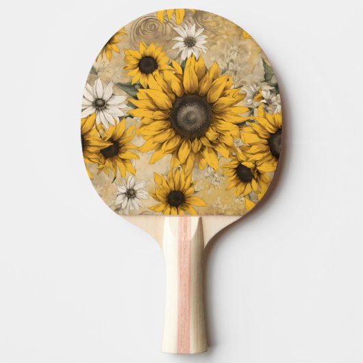 Zonnebloem Tafeltennisbatje (Voorkant)