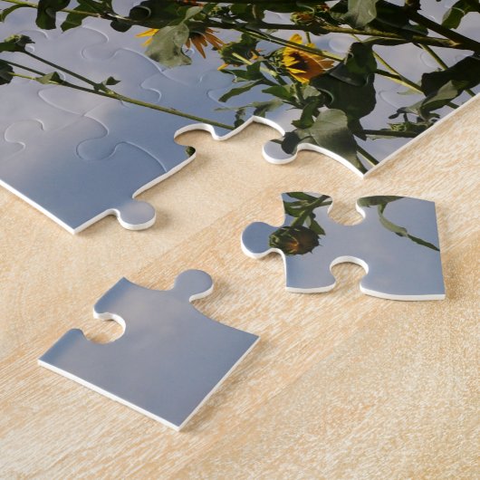 Zonnebloem Tall in de Sky Puzzel Legpuzzel (Zijkant)