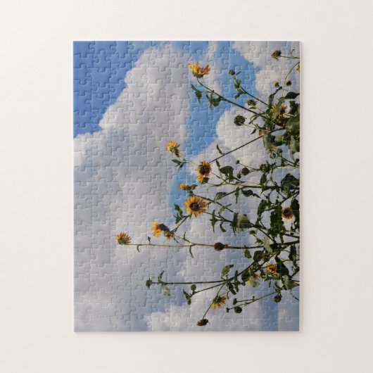 Zonnebloem Tall in de Sky Puzzel Legpuzzel (Verticaal)