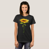 Zonnebloem Tante Moederdag Bloemen Funny Matching T-shirt (Voorkant volledig)