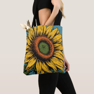ZONNEBLOEM TAS VOOR MOM