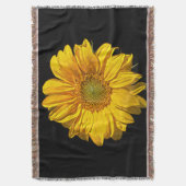 Zonnebloem tbcnm deken (Voorkant Verticaal)