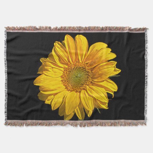 Zonnebloem tbcnm deken (Voorkant)