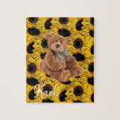 Zonnebloem Teddy Bear Puzzles Legpuzzel (Verticaal)