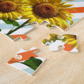 Zonnebloem Teddy Bear Puzzles Legpuzzel (Zijkant)