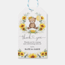 Zonnebloem Teddy Bear Summer Greenery Wreath Favor