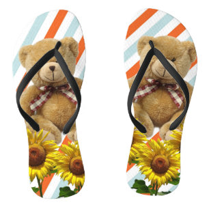 Zonnebloem Teddy Bear Teenslippers